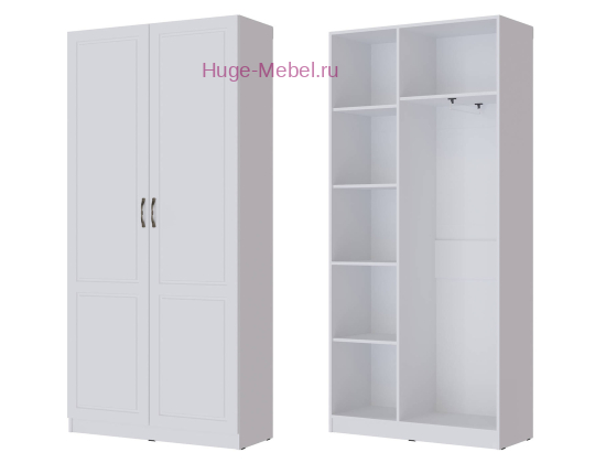 Гостиная Апполия Шкаф 2-х створчатый (фасад)