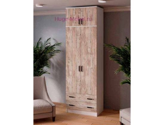 Шкаф "Лагуна-08 дуб юкон" высотой 255 см