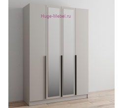 Шкаф "Мадрид" 1,6 м с зеркалом кашемир