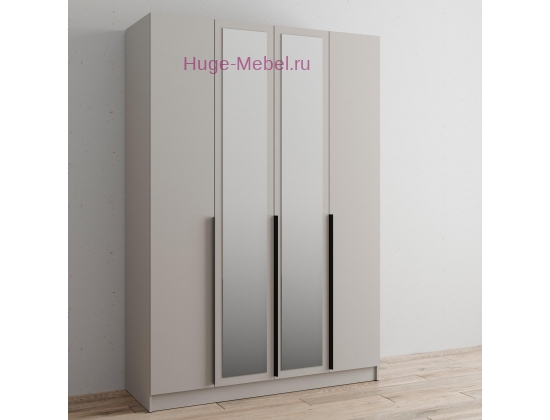 Шкаф "Мадрид" 1,6 м с зеркалом кашемир