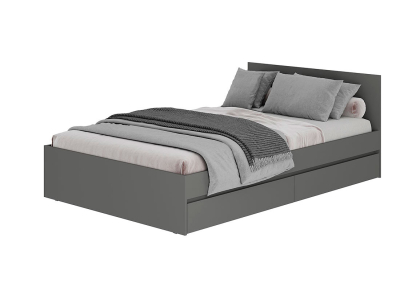 Каркас кровати 120 "Симпл КР-07" графит Каркас кровати 120 "Симпл КР-07" графит
