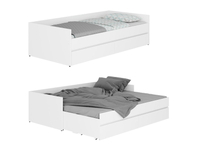 Кровать трансформер "Симпл КР-51" белая Кровать трансформер "Симпл КР-51" белая