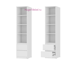 Пенал с открытыми полками "Симпл ПН-18" белый