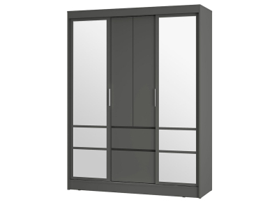 Шкаф-купе "Симпл" графит