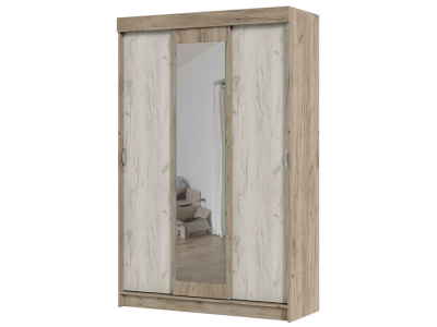 Шкаф-купе "Андрей-4" крафт серый+крафт белый Шкаф-купе "Андрей-4" крафт серый+крафт белый