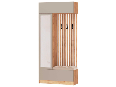 Прихожая "Руэлла" центральная секция кашемир Прихожая "Руэлла" центральная секция кашемир