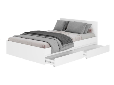 Кровать 120х200 "Симпл" белая