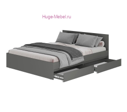 Кровать 140х200 "Симпл" графит