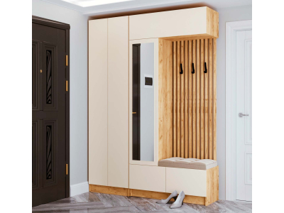 Прихожая "Руэлла" 1.6 метра кашемир Прихожая "Руэлла" 1.6 метра кашемир