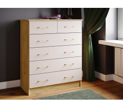 Комод "Катрин 5К" кашемир+крафт