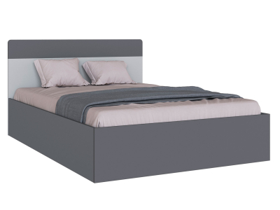 Каркас кровати 140х200 "Вегас" графит серый