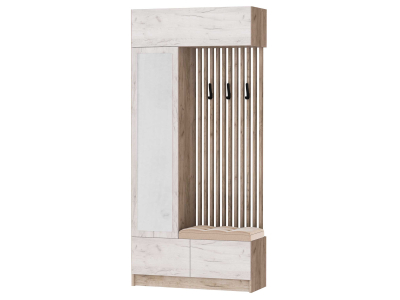 Прихожая "Руэлла" центральная секция дуб крафт Прихожая "Руэлла" центральная секция дуб крафт