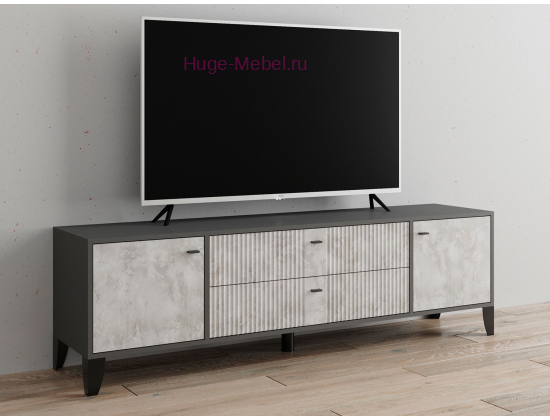 Тумба ТВ "Парус-10" графит/мальта