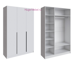 Шкаф "Мадрид" 1,5 м без зеркала белый