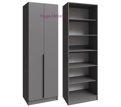 Шкаф 75 см с полками "Мадрид" графит