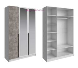Шкаф "Мадрид" 1,4 м с зеркалом ателье