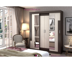 Шкаф купе Андрей Е Венге/Дуб