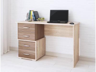 Стол письменный "Сити-2 шимо/сонома"