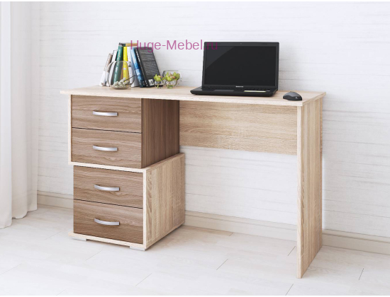 Стол письменный "Сити-2 шимо/сонома"