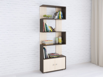 Стеллаж "Ромео-2 венге/дуб" Стеллаж "Ромео-2 венге/дуб"