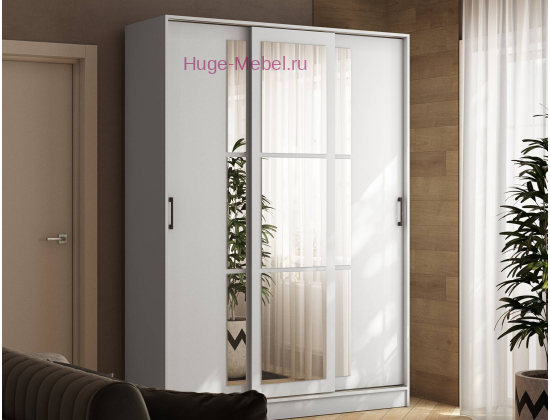 Шкаф-купе "Стиль-2 1600" белый