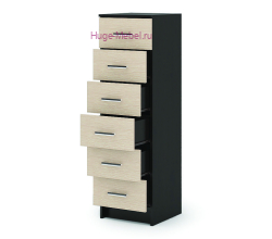 Высокий комод "Гармония КМ 602" венге