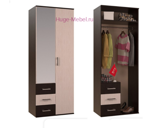 Шкаф 2-х створчатый "Белла"