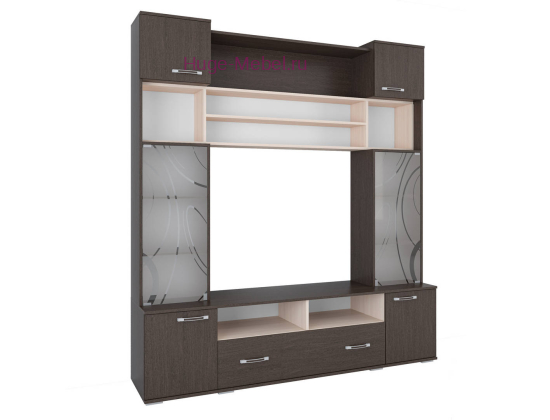 Стенка "Оскар-18 ОГЦС-1 венге"